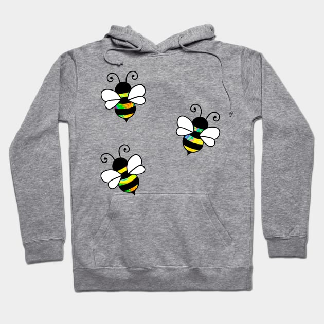 3 Bees Hoodie by lolosenese